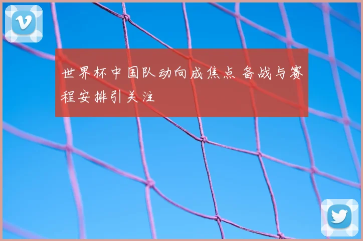 世界杯中国队动向成焦点 备战与赛程安排引关注